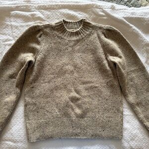 Faherty oatmeal sweater - size S